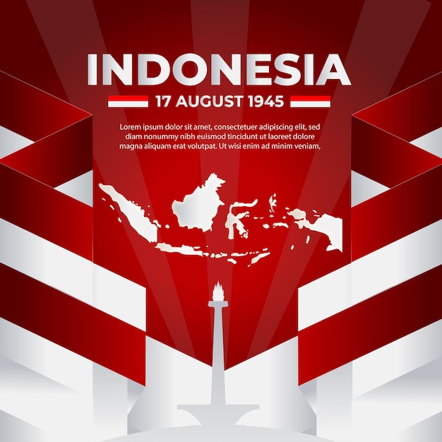 Dirgahayu republik indonesia 17 agustus 1945. independence day