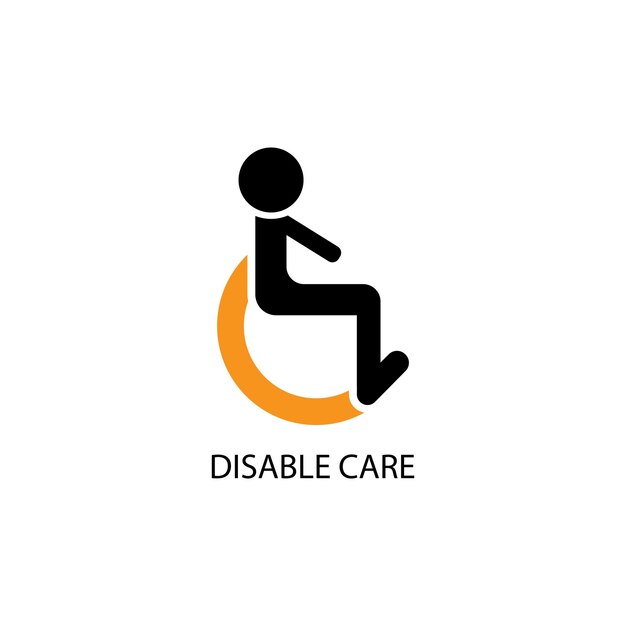 Vector disabled icon illustration isolated vector sign symbol