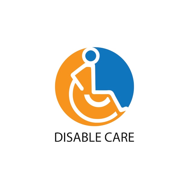 Disabled icon illustration isolated vector sign symbol