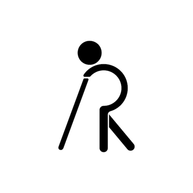 Simbolo del segno di vettore isolato illustrazione icona disabilitata