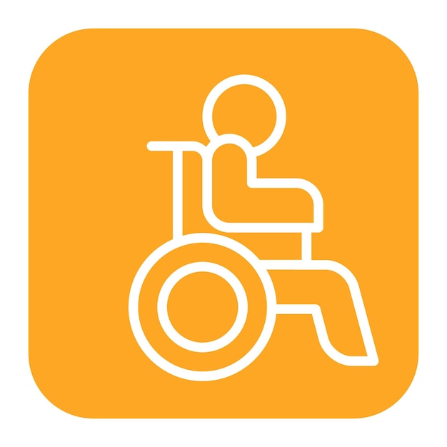 Vector disabled icon vector image can be used for homeless