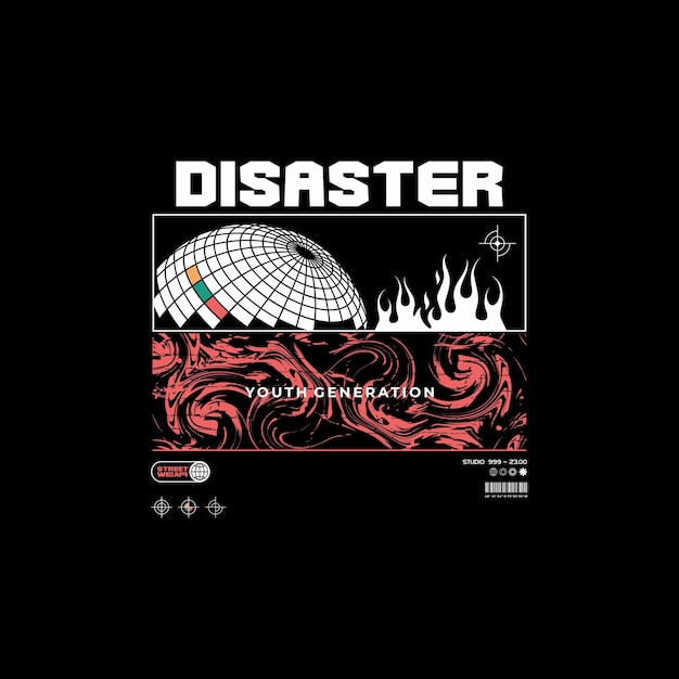 disaster letterstreetwear design inspiration