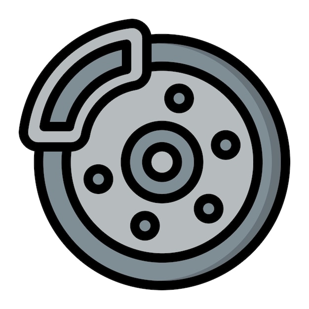 Disc break Vector Icon Design Illustration