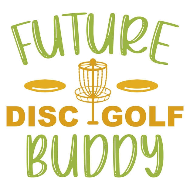 Vector disc golf svg design