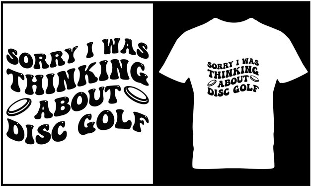 Vector disc golf t-shirt ontwerp grafische vector.