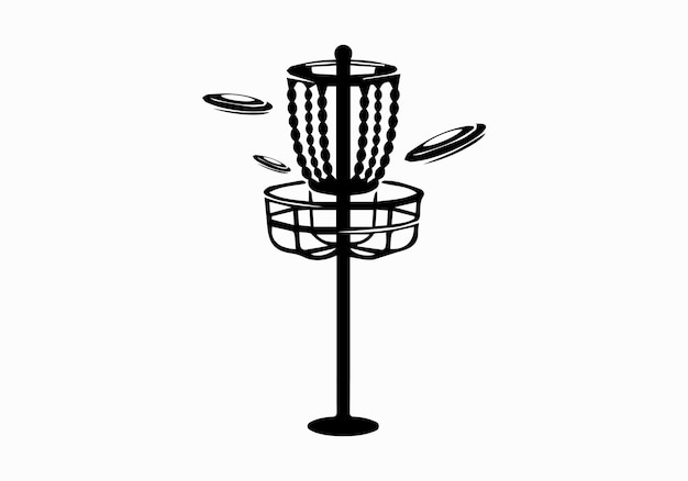 Disc golf vector en elementen