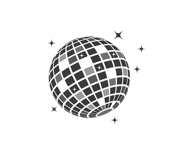 Vector disco ball icon vector illustration design