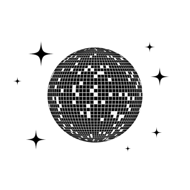 Vector disco ball icon