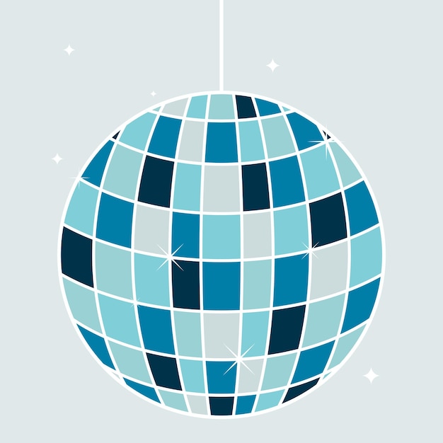 Vector disco ball illustration