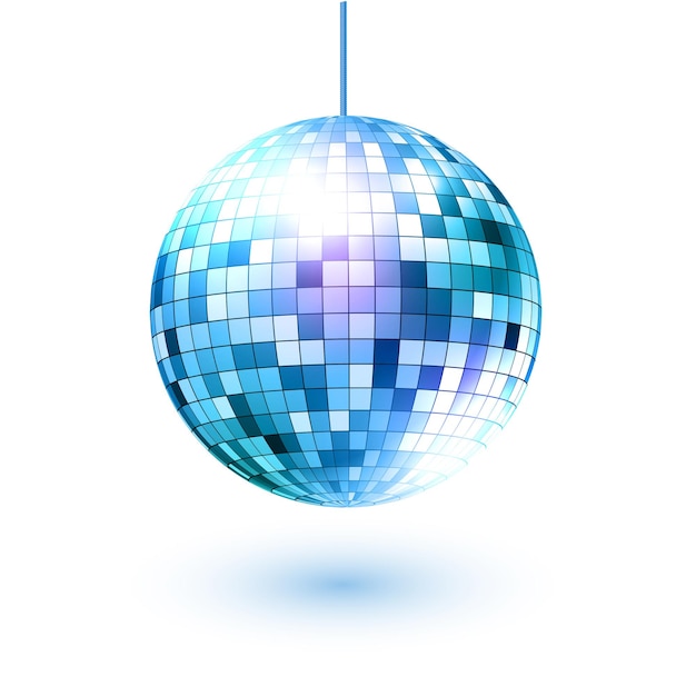 Vector disco ball vector illustration isolated