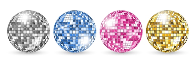 Vector disco ball