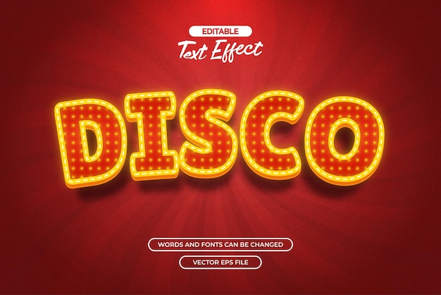 Disco-teksteffect