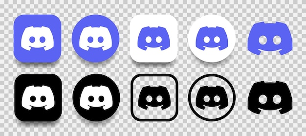 Discord Social media icon Vector