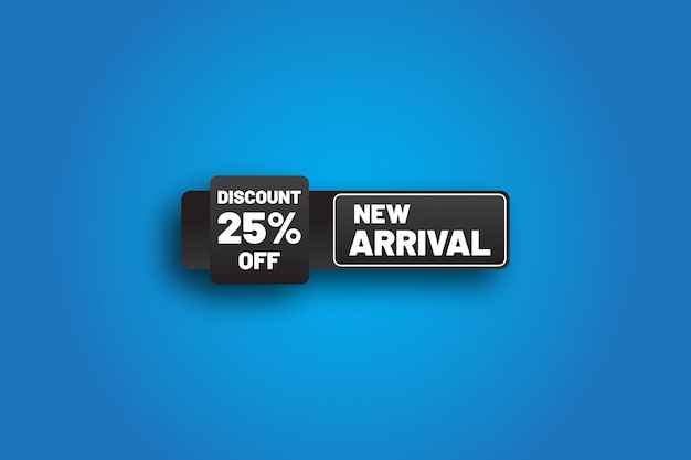 Discount 25 present off new arrival modern banner design