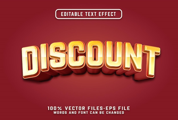 Discount 3d cartoon text efffect premium vectors