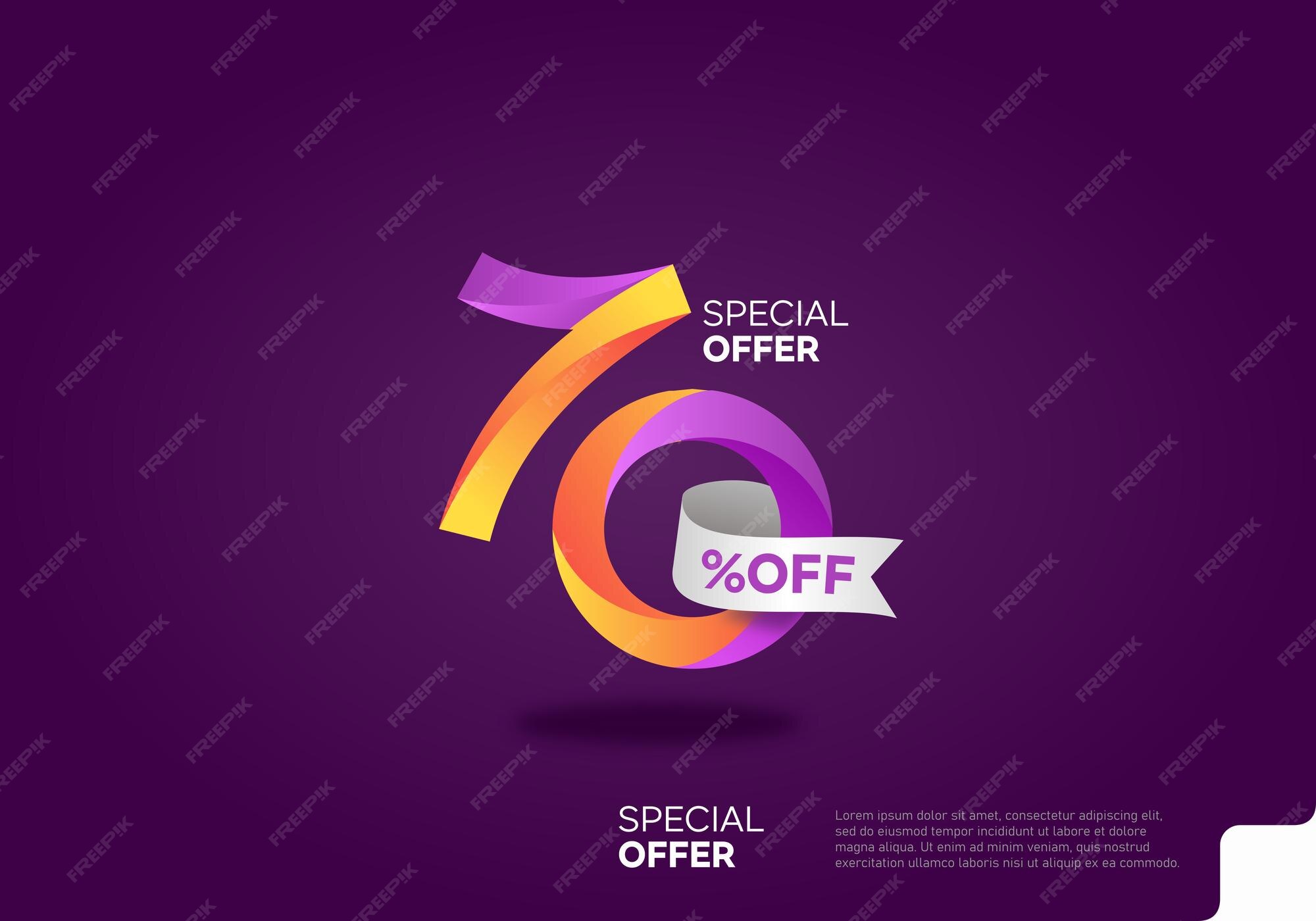 premium-vector-discount-70-percent-off-icon-logo-banner-design-template