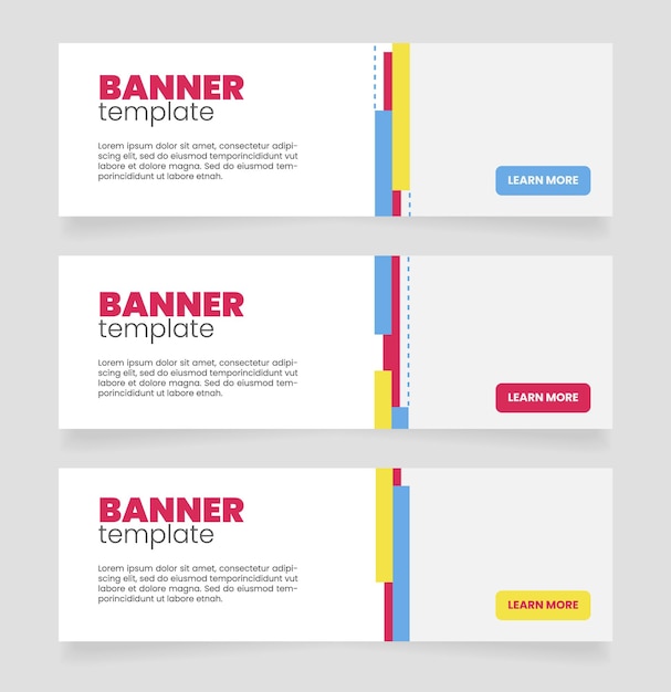 Vector discount coupon horizontal web banner design template. vector flyer with text space. advertising placard with customized copyspace. promotional printable poster for advertising. graphic layout