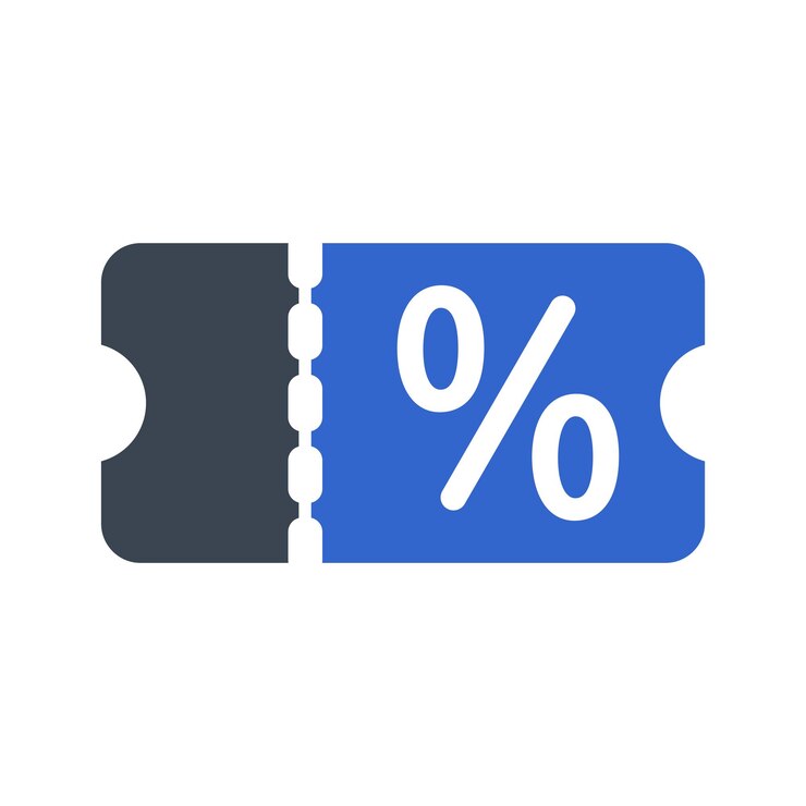 Discount coupon icon
