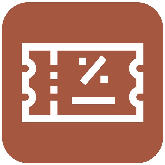 ディスカウント クーポン ベクトル アイコン デザイン イラスト