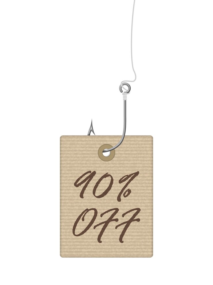 Vector discount price tag