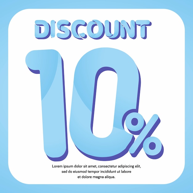 Discount Promotion Sale Promo 10 20