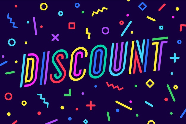 Discount, sale illustration