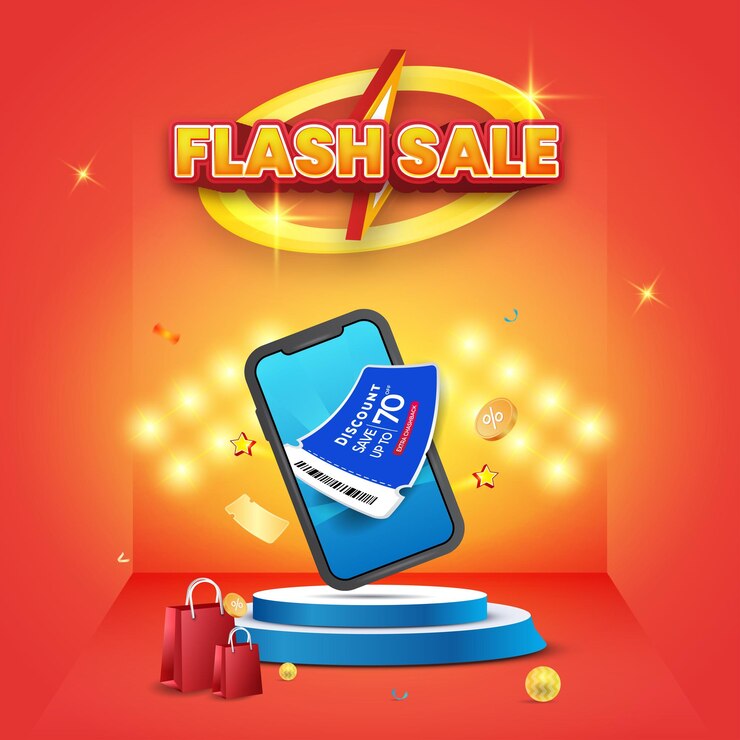 वेक्टर discount sale promotion event social media template design