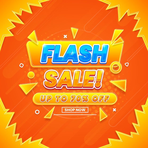 Discount super sale banner met kleurrijke verlichtingseffecten en slank ontwerp