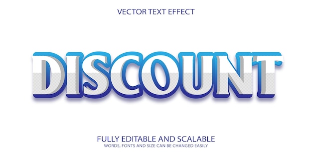 Discount text effect