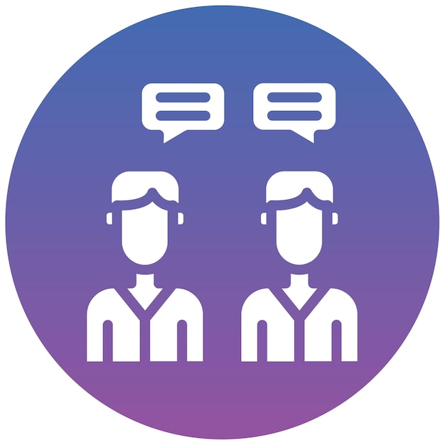 Discussion Vector Illustration