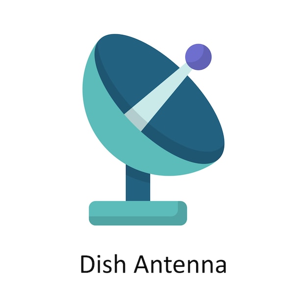 Dish Vector Flat Icon Design illustration