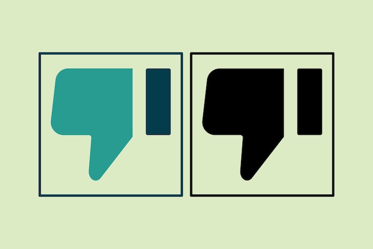 Dislike icon icon related to UI elements suitable for web site app user interfaceselement printable etc solid icon style simple vector design editable