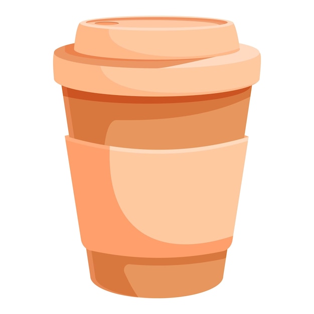 disposable coffee cup with cardboard sleeve holding hot beverage