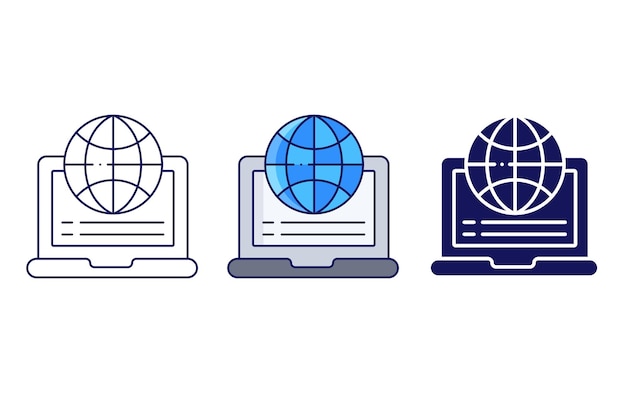 Distance Education vector icon