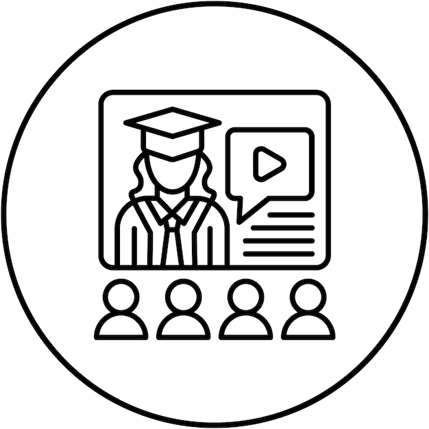 Distance Learning icon vector image Can be used for Online Education