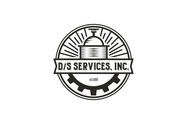 Distillery logo and line style