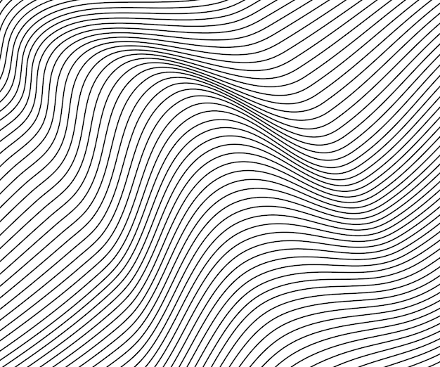 Distorted lines background