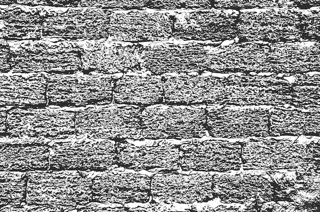 Vector distress old brick wall texture