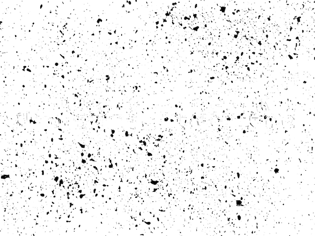 Vector distressed black texture dark grainy texture on white background dust overlay textured