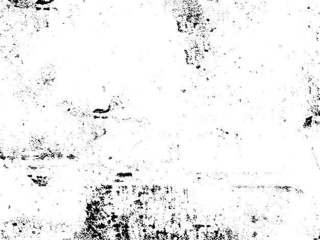 Distressed Black and White Grunge Background with Messy Texture and Empty Space for Copy