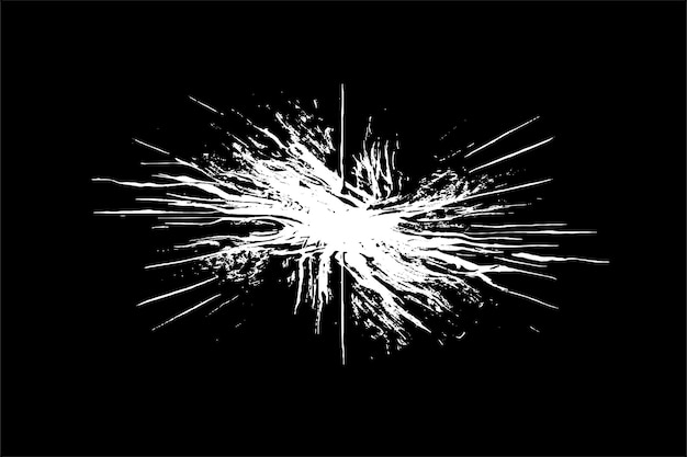 Distressed Circular Starburst Explosion Texture op witte achtergrond Abstract Grunge Overlay