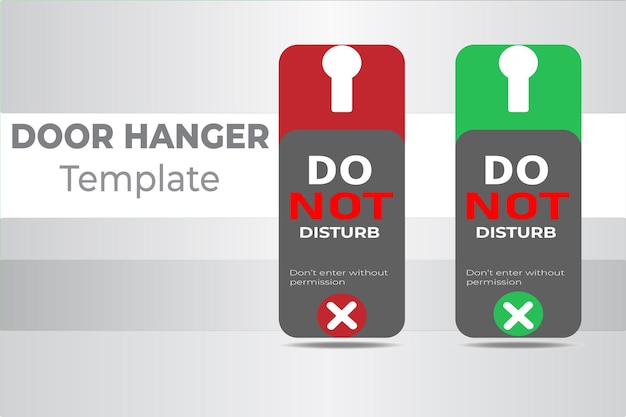 Do not disturb door hanger set