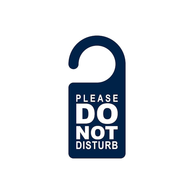 Do not disturb Door hanger