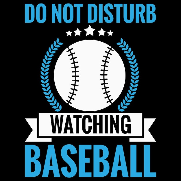 Do not disturb  watching baseball - T-Shirt