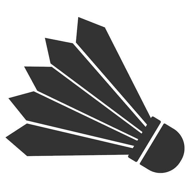 dit is badminton pictogram vector illustratie ontwerp
