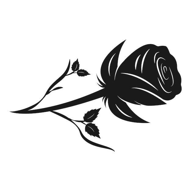 dit is een roos logo vector illustratie ontwerp