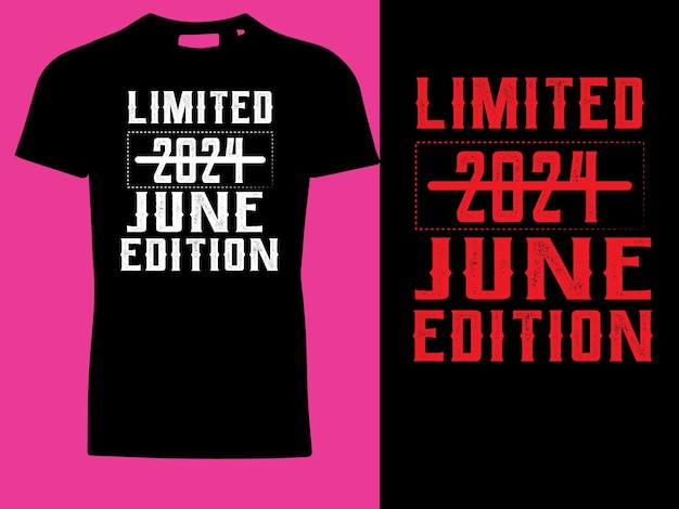 DIT IS HET T-SHIRT VAN LIMITED EDITION 2024