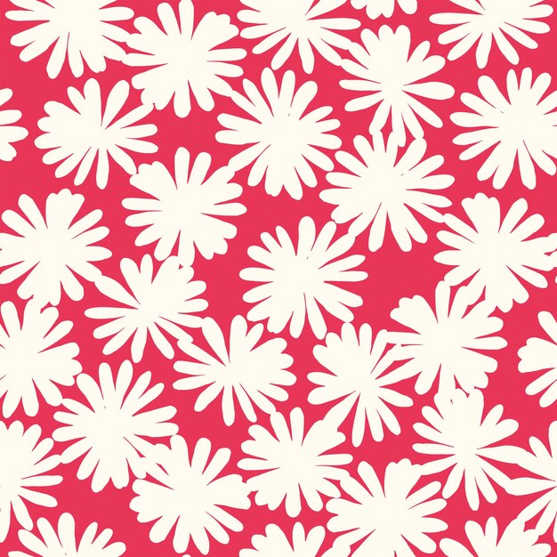 Ditsy bloemen vector naadloze patroon Vintage bloemen oppervlaktepatroon ontwerp botanische background