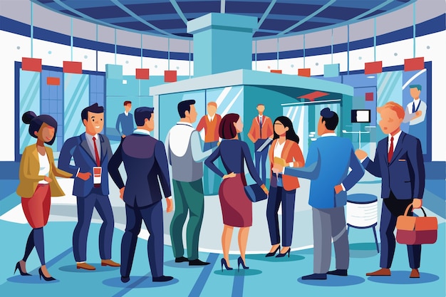 Diverse Business Team Engaged in Office Discussion