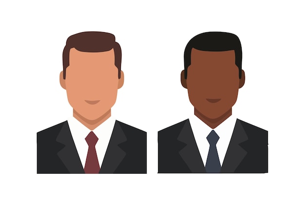 Diverse mannelijke zakelijke iconen